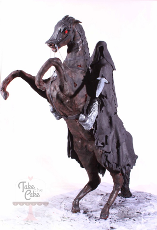 Illustration for article titled Beware The Black Rider Made Entirely Out Of Cake